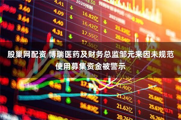 股巢网配资 博瑞医药及财务总监邹元来因未规范使用募集资金被警示